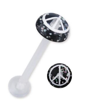 Freds Tecknet - Vit Tungpiercing