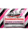 Sockerfri Fisherman's Friend med Smak av Hallon, Salmiak och Mentol 25 g