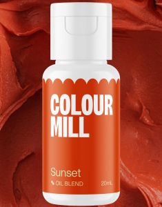 Colour Mill Sunset Oljebaserad Livsmedelsfärg - 20ml