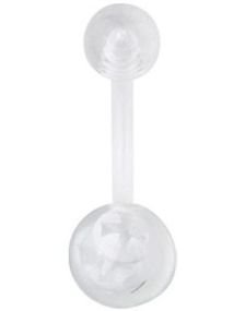 Cross Vit Navelpiercing