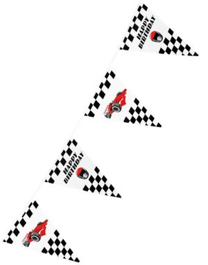 Flaggbanner 6 Meter - Racingbil