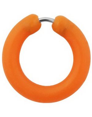 Silikon Orange Circle - Fejkpiercing