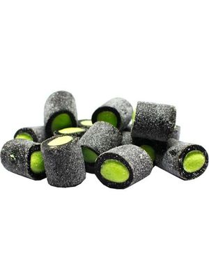 2 kg Stor Pose med Salmiakk Lakrisbiter med Pærefyll