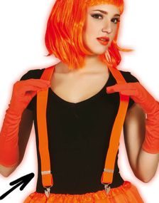 Neon Orange Hängslen