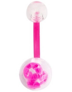 Cross Rosa Navelpiercing