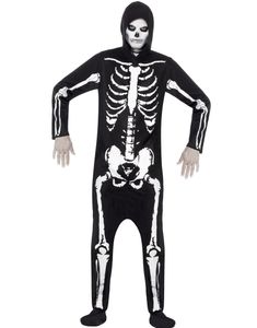 Skelett Kigurumi Kostym till Man
