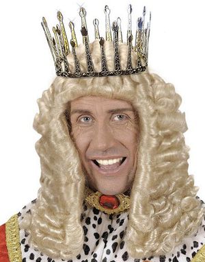 Guldfärgad kungakrona/prinskrona