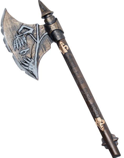 Yxa med Dödskalle 68 cm