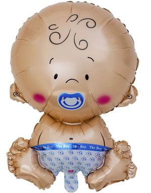 Babyfolieballong - Pojke 47x71 cm