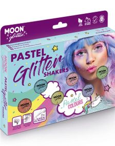 Pastell Glitter Shaker Sminkset 8 Delar