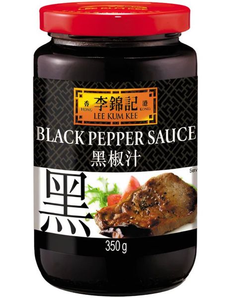Black Pepper Sauce - Svart Peppersaus - Lee Kum Kee 350 gram (Kina)