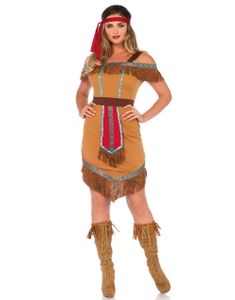 Indianprinsessa Maskeraddräkt (Dam)