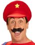 Röd Mario Inspirerad Hatt med Stjärna