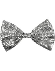 Silverfärgad Glittrande Fluga