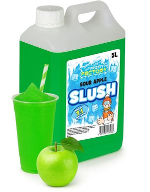 Sour Apple Slush-Konsentrat - 40 Liter Färdig Slush - Crazy Factory