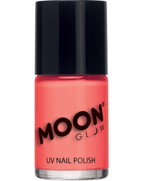 Rött Pastellfärgat Neon UV/Blacklight Nagellack
