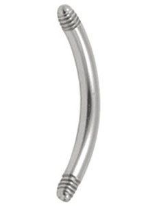 Banan Stång Blank - 1,6 mm tjock x 10 mm lång Stålstång