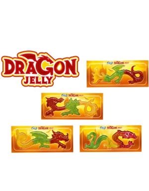 2 stk Vidal Dragon Jelly / Store Drage-Gelegodteri