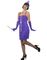 Daisy The Gatsby Flapper Damkostym - Lila