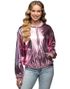 Metallisk Rosa Jakke til Dame - M