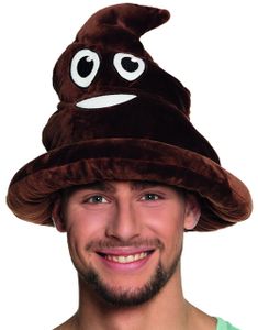 Mr. Poophead Mjuk Emoji-Hatt
