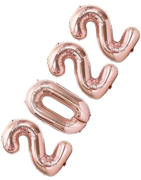2022 ballonger 35 cm roséguld