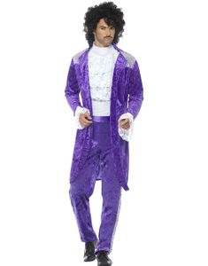 Prince Inspirerad Lila Herrdräkt