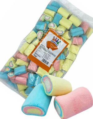 Ca. 200 st. Kingsway Mallow Tubes - Stor Påse 1 kg
