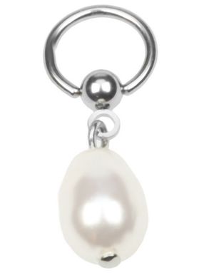 Fabolous Perl Cream - 1.2 x 8 mm BCR Piercing
