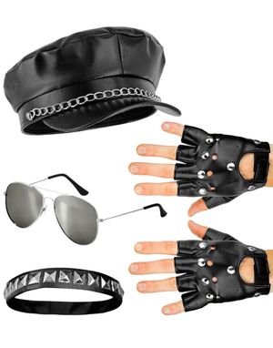 Rocker/Biker Maskeraddräkt - Onesize