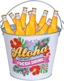 Hawaii Aloha Isbøtte i Metall 19x23 cm