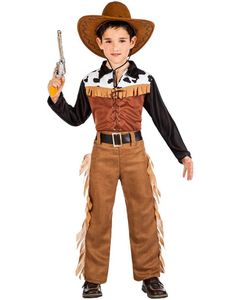 Cowboy Barnekostyme 3 Deler