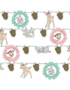 Cut-Out Girlang 2 meter - Bambi