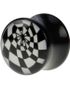 Giddy Pattern - Svart Piercing Plugg
