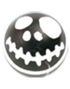 Jack Skellington Head - Svart och Vit Akrylkula