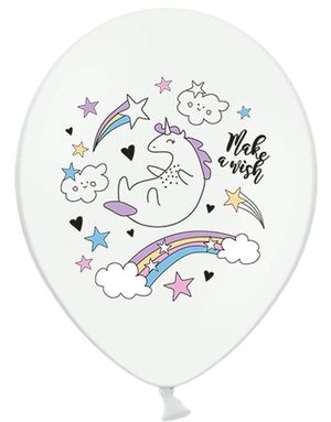 50 stk 30 cm Latexballonger - Magisk Enhörning