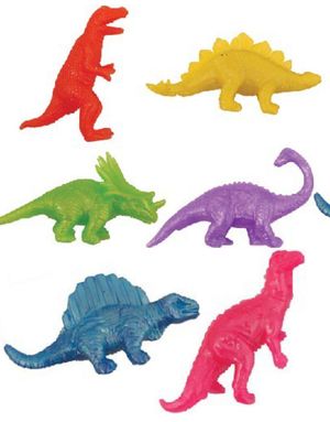 1 st Stretchy Dinosaur i Blandade Färger