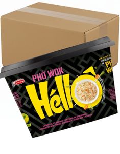 12 st Pho Wok Bowl Garlic & Onion - Pho med Lök och Vitlökssmak - HELLO - Hel Låda 912 gram (Vietnam)