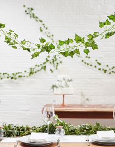 5 stk Bladrankor - Botaniskt Bröllop