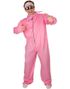 Rosa Joggedress til Herre - Onesize