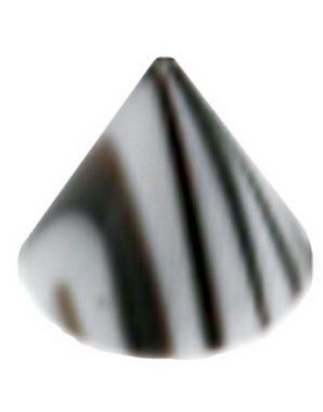Storm Spike Black/White - 3 mm Akrylkula till 1,2 mm stång