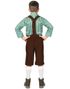 Grön och Brun Oktoberfestdräkt för Pojkar