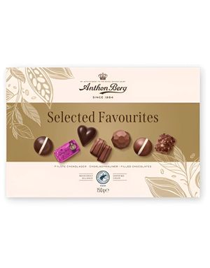 Anthon Berg Selected Favourites - Eske med Forskjellig Sjokoladekonfekt 150 gram