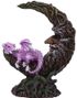 Amethyst Slumber - Sovende Drage og Månefigur 21,2 cm