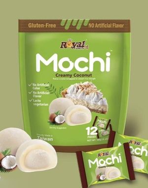 Royal Family Mochi Creamy Coconut - Mochi med Krämig Kokosfyllning 120 gram (Taiwan)