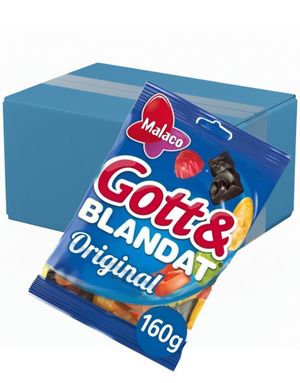 36 st Godt og Blandet Original - Blanding av Vingummi och Lakrits - Hela Lådan 5,76 kg