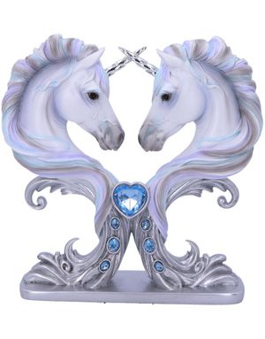 Pure Affection - Enhörningsfigur med Blå Stenar 20 cm