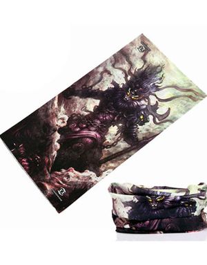 Halstub med Motiv av Fantasimonster