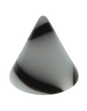 Marble Spike White - 3 mm Akrylkula till 1,2 mm stång