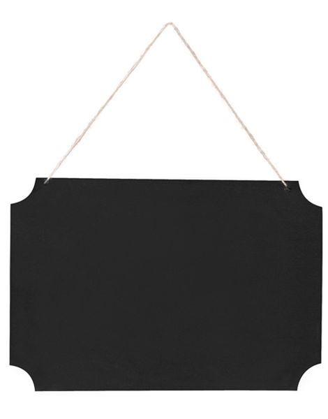 Hängande Krittavla med 2 Kritor 45x30 cm